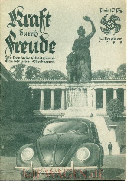 Kdf Wagen Magazins 1938 Kraft Durch Freude