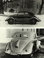 VW - 1938 - VW misc, Beetle Convertible - Doppelmotiv KdF-Wagen Cabrio und Stoll Coupe - [5283]