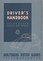 VW - 1946 - Driver�s Handbook Volkswagen Type 11 and Type 51 - [5524]