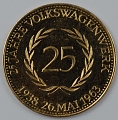 VW - 1963 - 25 Jahre Volkswagenwerk - 2cm, 3gr - [6355]