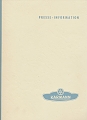 VW - 1961 - Presse Information Karmann - [7089]