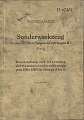 VW - 1942 - Sonderwerkzeug f�r den leichten Personenkraftwagen K1 Typ 82 - D 674/4 - 26.6.1942 - [7093]
