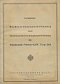 VW - 1943 - Vorl�ufige Bedienungsanweisung und Instandsetzungsanleitung f�r Station�r-Motor-KdF. Typ 120 - Juli 1943 - [7517]