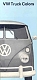 VW Prospekte - VW Truck Colors,1963