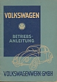 VW - 1948 - Volkswagen Betriebsanleitung - 3.48 - [8207]