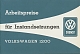 VW Werkstatt Lit. - Arbeitspreise für Instandsetzungen. Volkswagen 1200,1963,556 04300 1.63