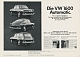 VW ads - Die VW 1600 Automatic.,1968