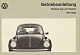 VW workshop publ. - Betriebsanleitung Bedienung und Daten. VW 1303,1973,2.00.561.017.00  1.73