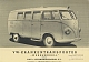 VW brochures - VW-Krankentransporter Werksmodell,1952, 1-52 TKRv 204-2