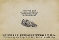 VW - 1942 - Leichter Personenkraftwagen K2s Volkswagen Typ 7 (166) Schwimmf�hig - repro / fantasyitem? - [9364]