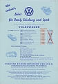 VW - 1954 - Wer rechnet f�hrt f�r Beruf, Erholung und Sport Volkswagen - [9737]