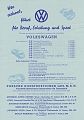 VW - 1957 - Wer rechnet f�hrt f�r Beruf, Erholung und Sport Volkswagen - [9951]