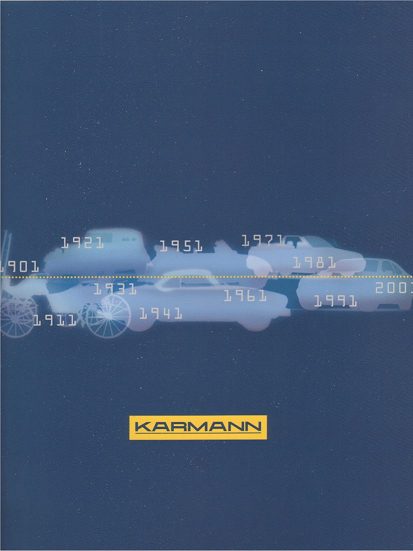 VW - 100 Jahre Karmann. Eine Erfolgsgeschichte. - 3-88926-894-3 - [8]-1