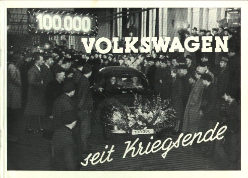 VW - 100.000 Volkswagen seit Kriegsende - no - [9]-1