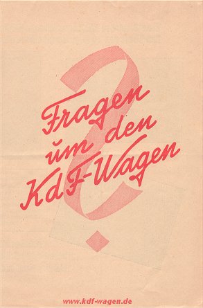 VW - 1939 - Fragen um den KdF-Wagen - [1290]-1