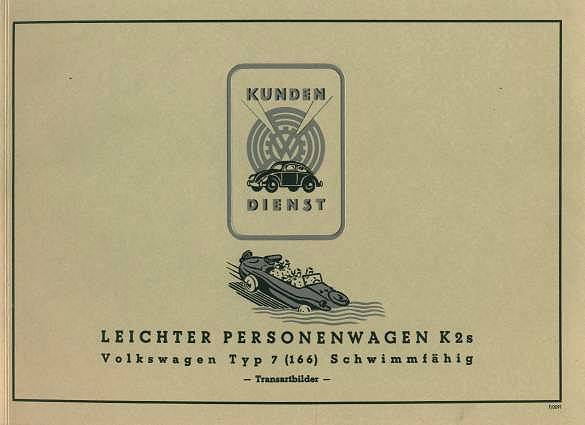 VW - 1943 - Leichter Personenwagen K2s - Repro - [1294]-1