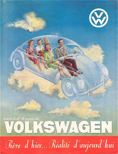 VW - 1948 - Volkswagen - Reve d´hier ... Realite d´aujourd´hui - [1300]-1