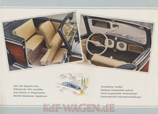 VW - 1949 - Cabriolet - CDH 65 1642/10.000  6.49 - [1309]-3