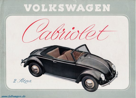 VW - 1949 - Cabriolet 2 Sitzer - CDH 65 2197/20.000 10.49 - [1310]-1