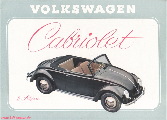 VW - 1949 - Cabriolet 2 Sitzer - CDH 65 2197/20.000 10.49 - [1311]-1
