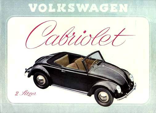 VW - 1949 - Cabriolet 2 Sitzer - CDH 65 2197/20.000 10.49 - Repro - [1312]-1
