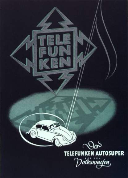 VW - 1951 - Der Telefunken Autosuper für den Volkswagen - Repro - [1376]-1