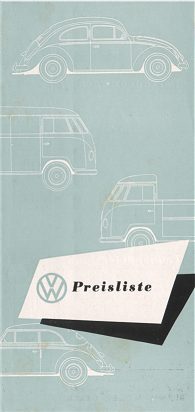 VW - 1953 - VW Preisliste - 11-53 Prsl 228c-80 - [1441]-1