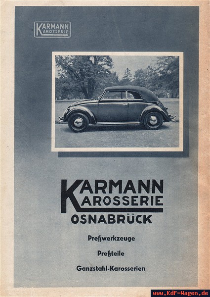 VW - 1950 - Karmann Karosserie Osnabrück - Gute Fahrt 50/02 - [4565]-1