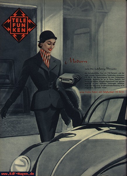 VW - 1953 - Telefunken - Gute Fahrt - [4873]-1