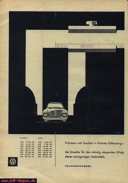 VW - 1956 - Präzision und Qualität in höchster Vollendung - Gute Fahrt - [4895]-1