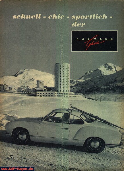 VW - 1958 - schnell - chic - sportlich - der Karmann Ghia - Gute Fahrt - [4907]-1