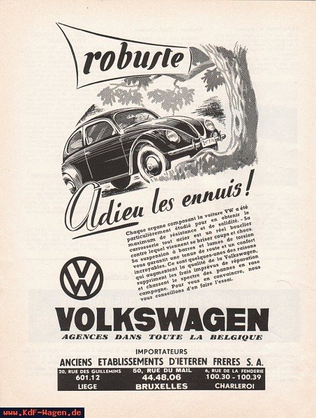 VW - 1948 - robuste. Adieu les ennuis! - [4960]-1