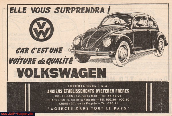 VW - 1948 - Elle vous suprendra! Car c´est une Voiture de Qualité - [4962]-1