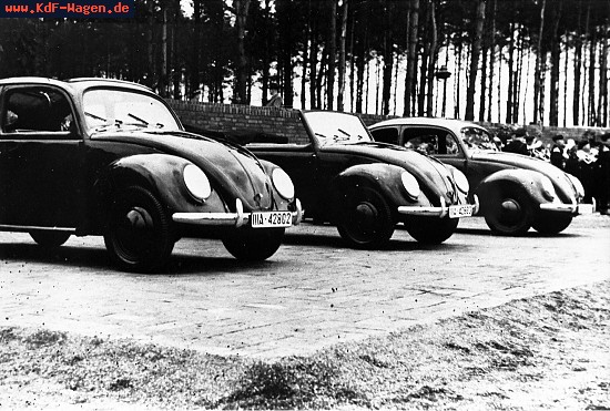 VW - 1939 - (vw_t1)(vw_t1_kdf)(vw_t1_cab) - Grundsteinlegung alle drei KdF-Wagen Modelle - [5422]-1