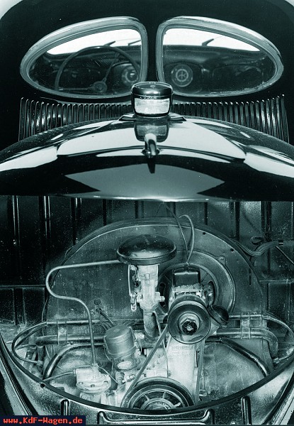 VW - 1938 - (vw_t1) - KdF-Wagen Motor im Fahrzeug - [5516]-1