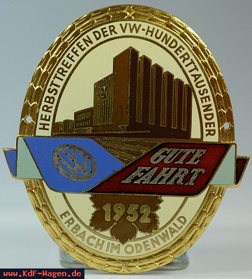 VW - 1952 - Gute Fahrt. Herbsttreffen der 100.000er - [6334]-1
