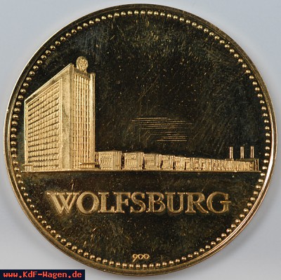 VW - 1963 - 25 Jahre Volkswagenwerk - 4cm, 35g - [6353]-2