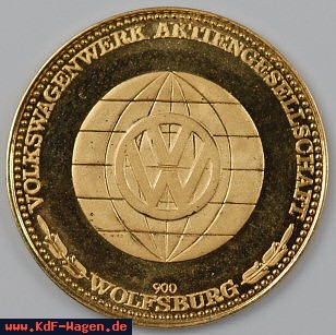 VW - 1966 - Eröffnung Volkswagenerk Puebla - 2cm, 3gr - [6356]-1