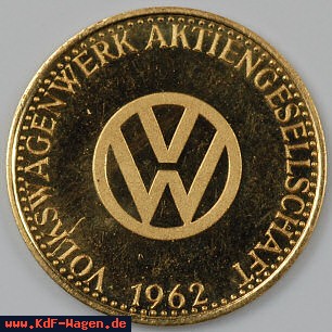VW - 1962 - Jahresproduktion 1085000 Volkswagen - 2cm, 3gr - [6357]-2