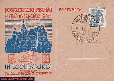 VW - 1948 - Postwertzeichenschau 17. und 18. Januar 1948 - 18.1.1948 - [6389]-1