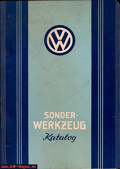 VW - 1951 - Sonder-Werkzeug Katalog - [6455]-1
