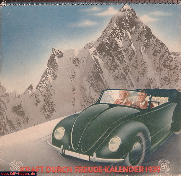 VW - 1939 - Kraft durch Freude Kalender 1939 - [6549]-1