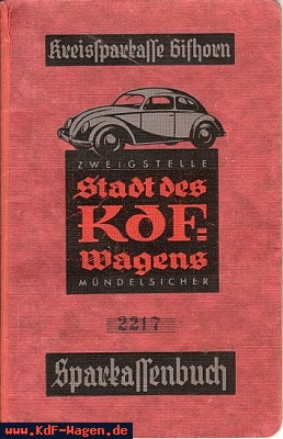 VW - 1942 - Sparkassenbuch - Nr. 2217, 5.2.1942 - [6702]-1