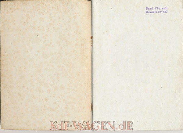 VW - 1940 - Instandsetzungs-Anleitung VW Typ 82 - September 1940 - [6716]-2
