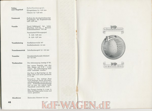 VW - 1940 - Instandsetzungs-Anleitung VW Typ 82 - September 1940 - [6716]-4