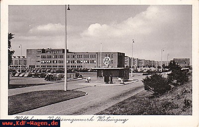 VW - 1951 - Wolfsburg Volkswagenwerk Westeingang - [6720]-1