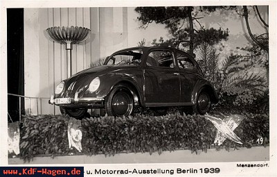 VW - 1939 - Internationale Automobil- u, Motorrad-Austellung Berlin 1939 - [6739]-1