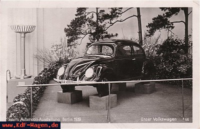 VW - 1939 - Intern. Automobil-Austellung Berlin 1939. Unser Volkswagen - [6740]-1