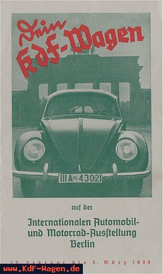 VW - 1939 - Dein KdF-Wagen auf der IAMA Berlin - [6833]-1