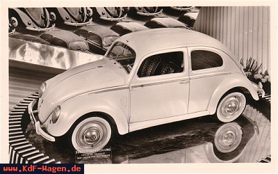 VW - 1951 - Berlin Autosalon 1951 - VW Sonderanfertigung für seine Majestät den Kaiser von Abessinien - [6834]-1